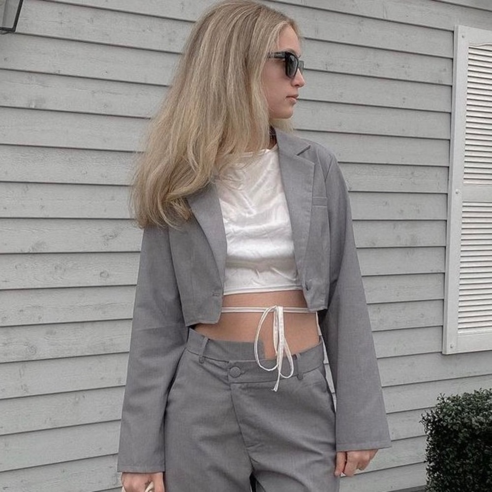 Cropped Blazer